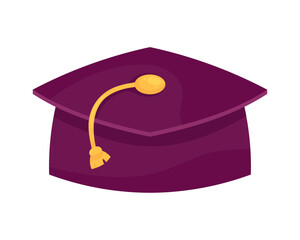 Sticker - graduation hat accessory