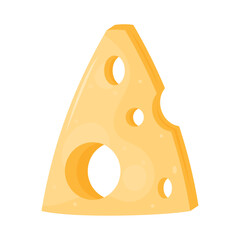 Sticker - cheedar cheese sliced triangle