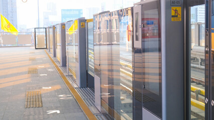  BTS city train platform city transport