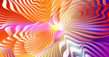 Multicolor Modern Background In Bright Hues With Stripes And Rays Of Light
