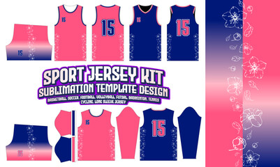 Washington Wizards NBA Jersey layout design for sportwear Printing sublimation