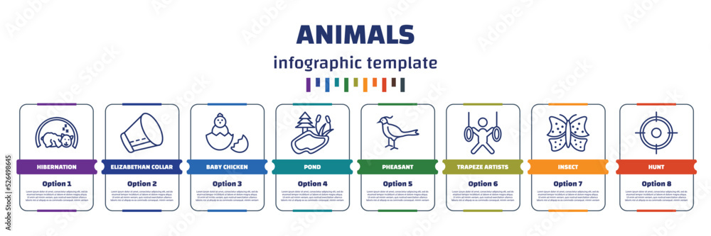 infographic template with icons and 8 options or steps. infographic for ...