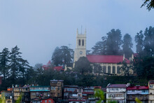 Various Views Of Shimla In Monsoon