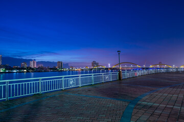 Beautiful dawn at Han river, Da Nang City.