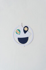 Wall Mural - odd smiley