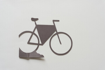 Wall Mural - paper bicycle