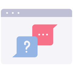 Wall Mural - website consultation icon