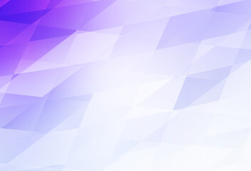 Light Purple vector background in polygonal style.