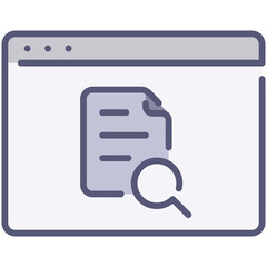 Wall Mural - website information icon