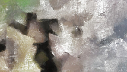 Wall Mural - painting on canvas. abstract background