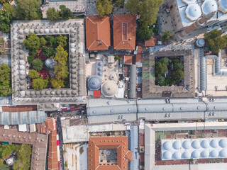 Wall Mural - Ulu Cami Mosque Drone Photo, Bursa City Center, Turkey