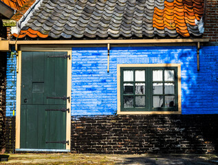 Sticker - typical entrance and frontdoor of a house