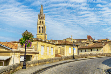 Wall Mural - Church in Saint Emilion, France