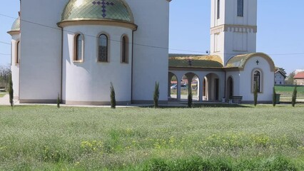 Wall Mural - Orthodox Church Saint Matthew the Apostle in Surcin Tilt up