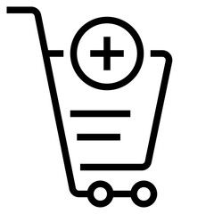 Sticker - add to cart icon