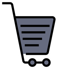 Wall Mural - cart icon