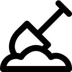 Wall Mural - Shovel Vector Icon