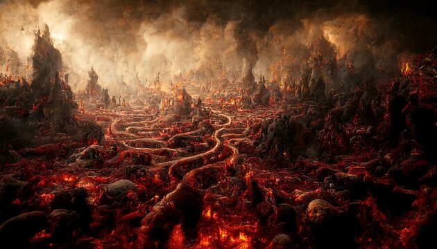 illustrative representation of the hell