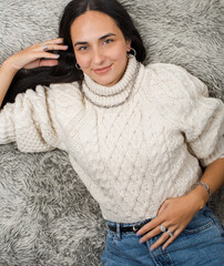 Wall Mural - portrait of a woman with jewelry