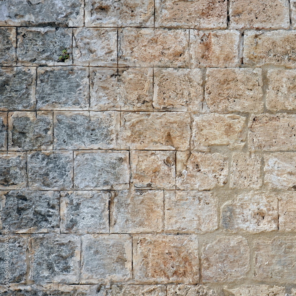Antique Wall. Historical Blockwork Ceiling. Old Floor. Rustic Texture ...