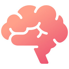 Wall Mural - brain medical icon