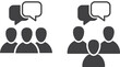 © yana - Speaking people, icon in trendy flat style design.