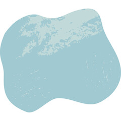 Wall Mural - organic amoeba blob shape abstract colorful illustration with grunge texture. irregular round blot f