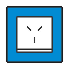 Sticker - Israel Electrical Socket Icon