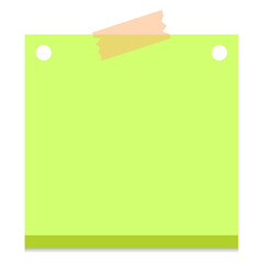 Poster - colorful sticky note