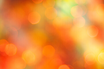 Wall Mural - autumn blurred background, bokeh