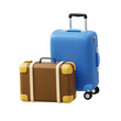 © Xvector - Travel Suitcase Icon Isolated 3d render illustration