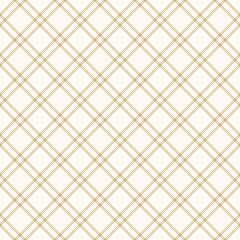  Golden vector geometric traditional folk ornament. Nordic scandinavian style. Winter Christmas theme. Luxury gold and white seamless pattern. Ornamental background with squares, grid. Simple design