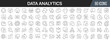 © stas111 - Data analytics line icons collection. Big UI icon set in a flat design. Thin outline icons pack. Vector illustration EPS10