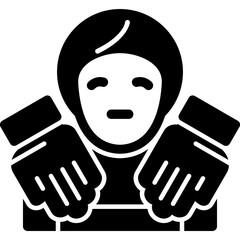 Sticker - Face Massage Icon