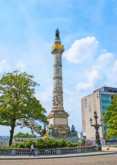 Canvas Print - The Congress Column in Brussels, Belgium