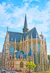 Canvas Print - The church in Brussels, Belgium