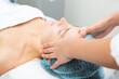 © viktoriya - relaxing facial massage anti-aging effect