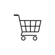 © Muhammad - Shopping cart icon vector logo template isolated on white background.