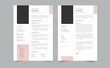 Professional Resume, Resume design template, cv design