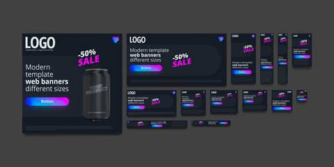 Wall Mural - web banners
