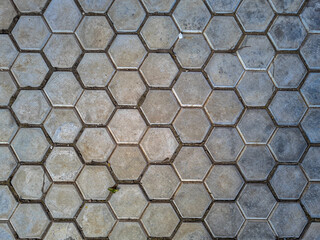 Hexagon honey comb pattern background texture