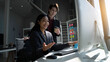 © Thongden_studio - asian couple working at office