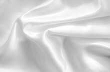 White Satin Cloth Texture Can Be Use As Background