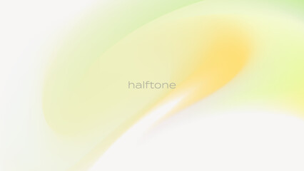 Wall Mural - dynamic soft gradient background. modern bright wallpaper with colorful half tones shapes