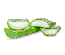 Aloe Vera Isolated On Transparent Background. (.PNG)