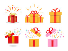 Celebrations in various colors, gift boxes for presentations, 다양한 칼라의 축하, 증정용 선물박스,