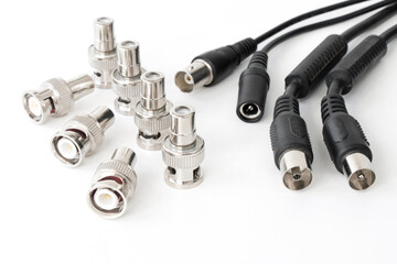 wires and adapters for transmitting analog video from surveillance cameras