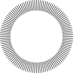 Wall Mural - sun rays icon, shine and burst line