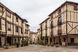 The old town of the medieval village of Covarrubias, Burgos, Castilla y Leon, Spain.