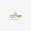 Letter S Crown royal logo logotype
